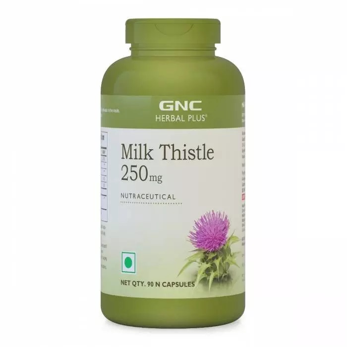 GNC Herbal Plus Milk Thistle 250mg 90 Capsules