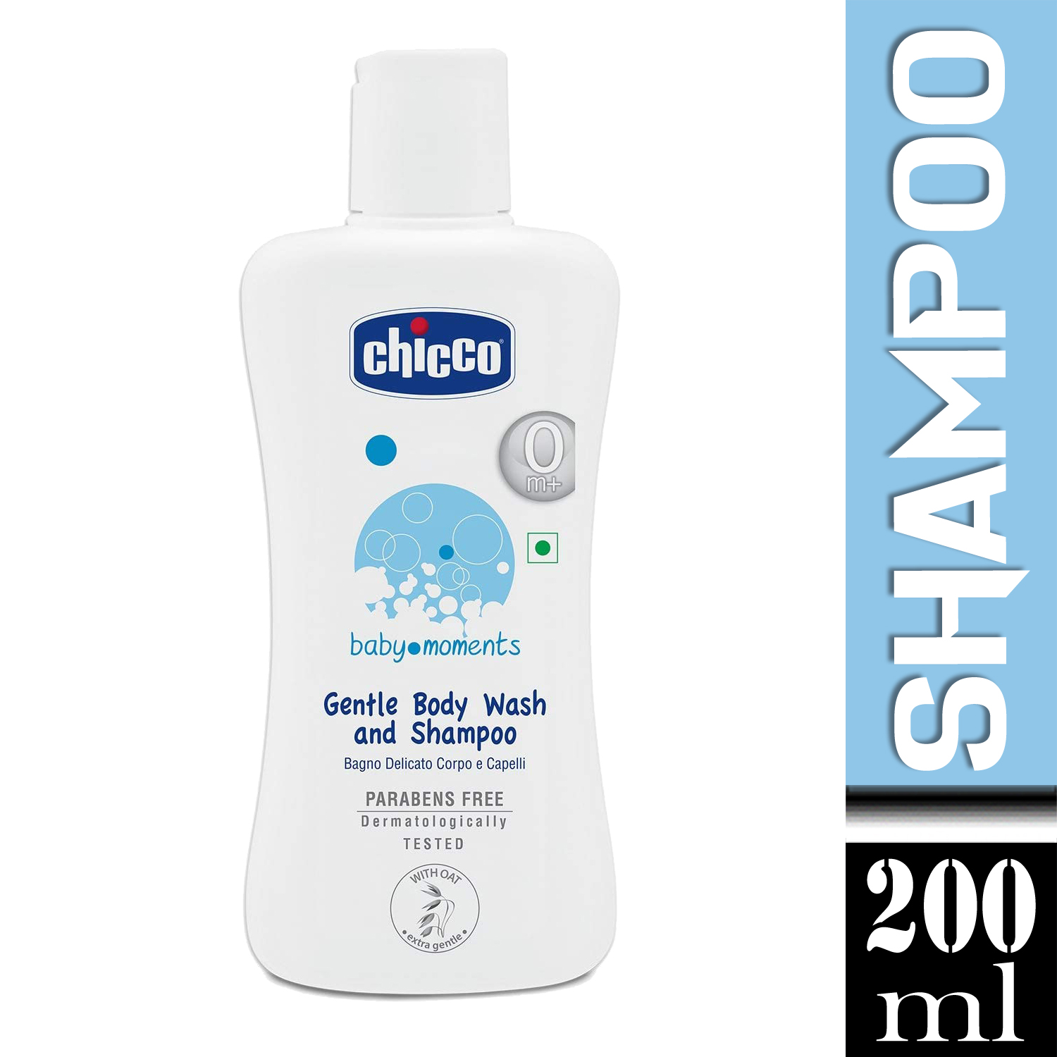 Chicco Baby Moments Gentle Body Wash & Shampoo 200 ml