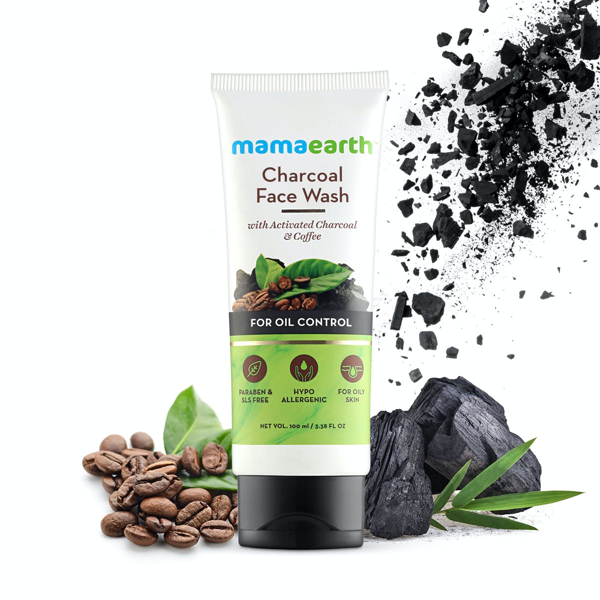 Mamaearth Charcoal Face Wash, 100 ml