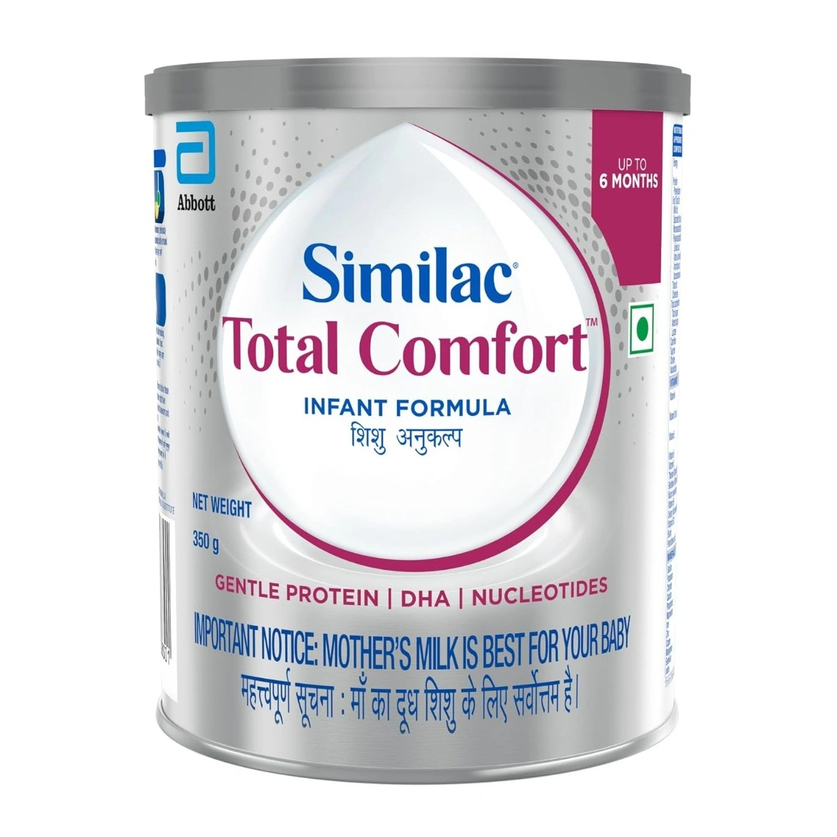 Similac Total Comfort Infant Formula, Up to 6 Months, 350 gm Tin
