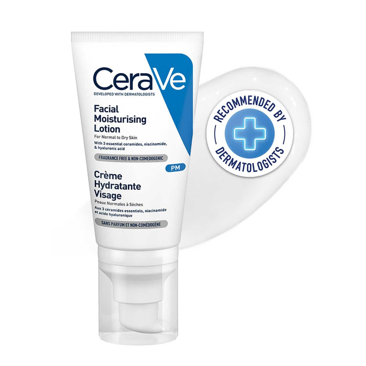 CeraVe PM Facial Moisturising Lotion, 52 ml