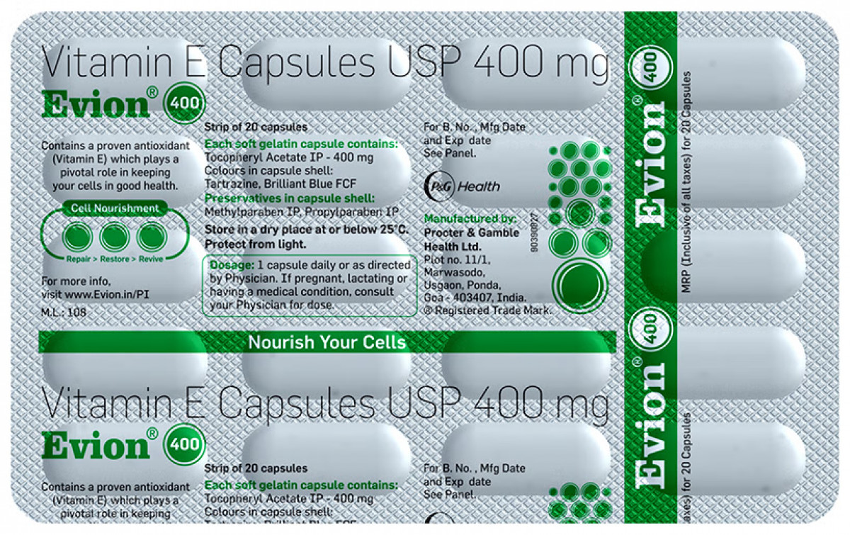 Evion 400mg Capsule