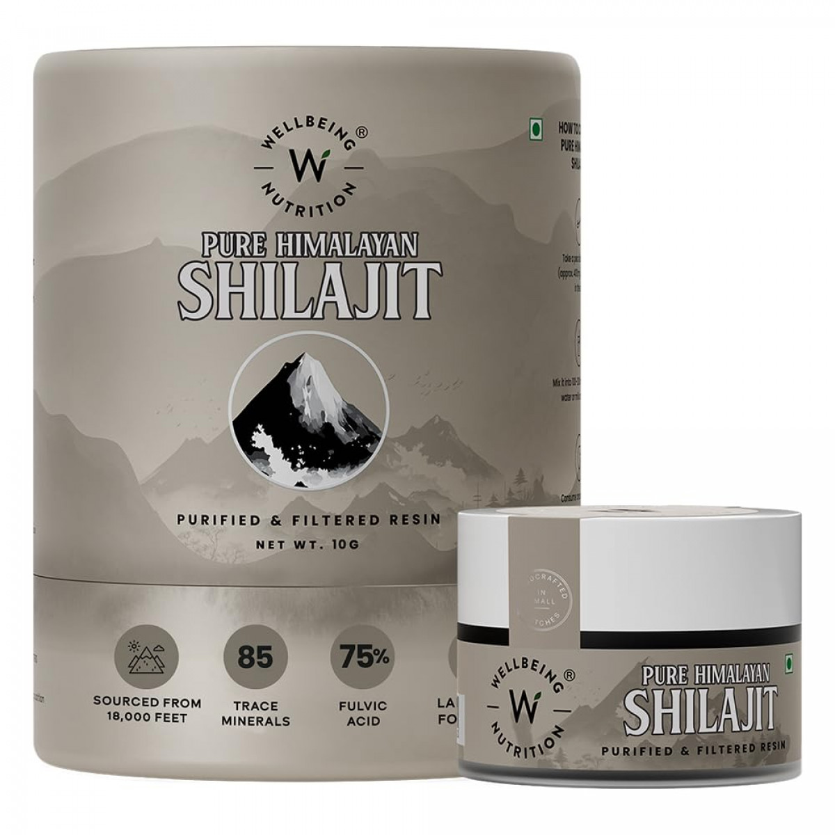 Wellbeing Nutrition Pure Himalayan Shilajit Resin 20 gm